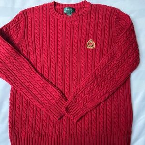 Men’s medium Ralph Lauren cable knit sweater